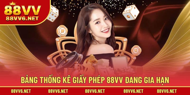 Bảng thống kê giấy phép 88VV đang gia hạn